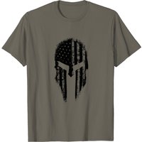 T-shirt Patriote Américain Spartan pour Homme