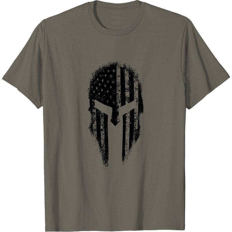 T-shirt Patriote Américain Spartan pour Homme — T-shirts pour hommes