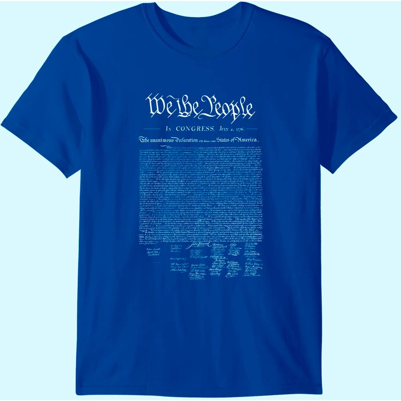 We The People T-Shirt pour hommes Déclaration d'indépendance des États-Unis — T-shirts pour hommes