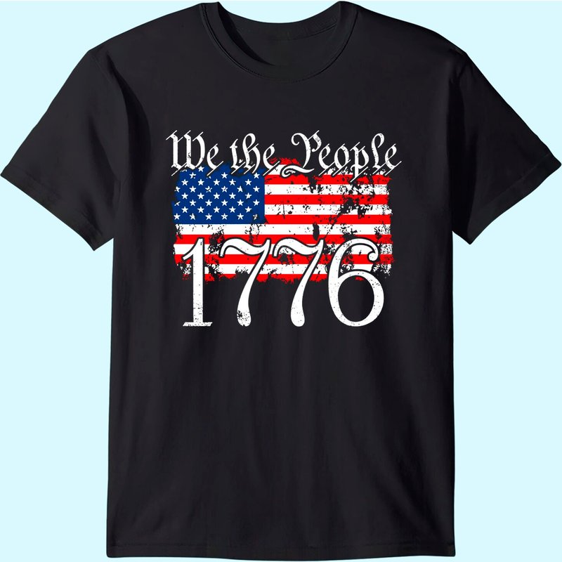 We The People 1776 T-Shirt Liberté Constitution pour Hommes