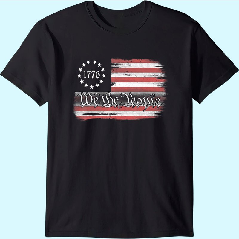 T-Shirt Betsy Ross Flag 1776 We The People pour hommes — T-shirts pour hommes