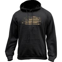 Distressed American Flag Pullover Hoodie 3D