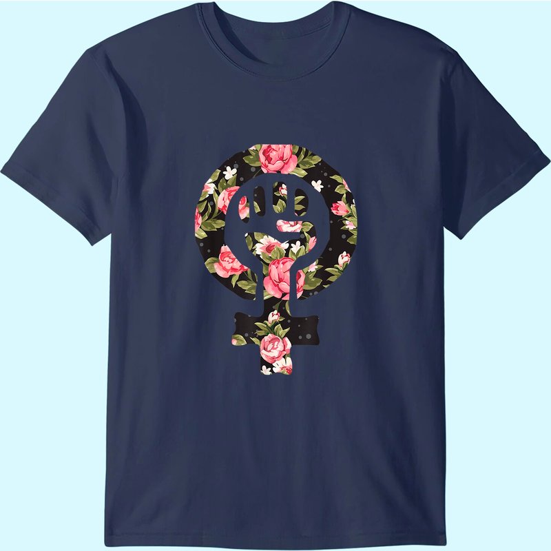 T-shirt de soutien aux manifestants avec symbole féministe pour hommes
