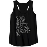 Débardeur pour hommes Your Body Is Not Wrong Society - Gris foncé — T-shirts pour hommes