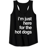 I'm Just Here For The Hot Dogs Men's Funny BBQ Tank Top
