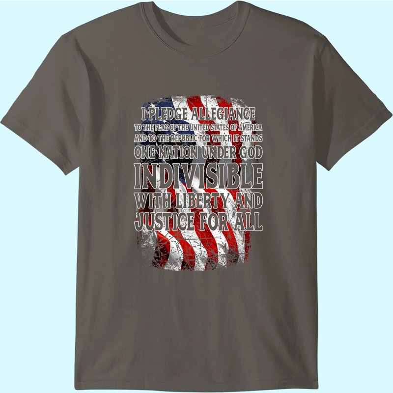 T-shirt pour hommes Pledge Allegiance To The Flag USA — T-shirts pour hommes