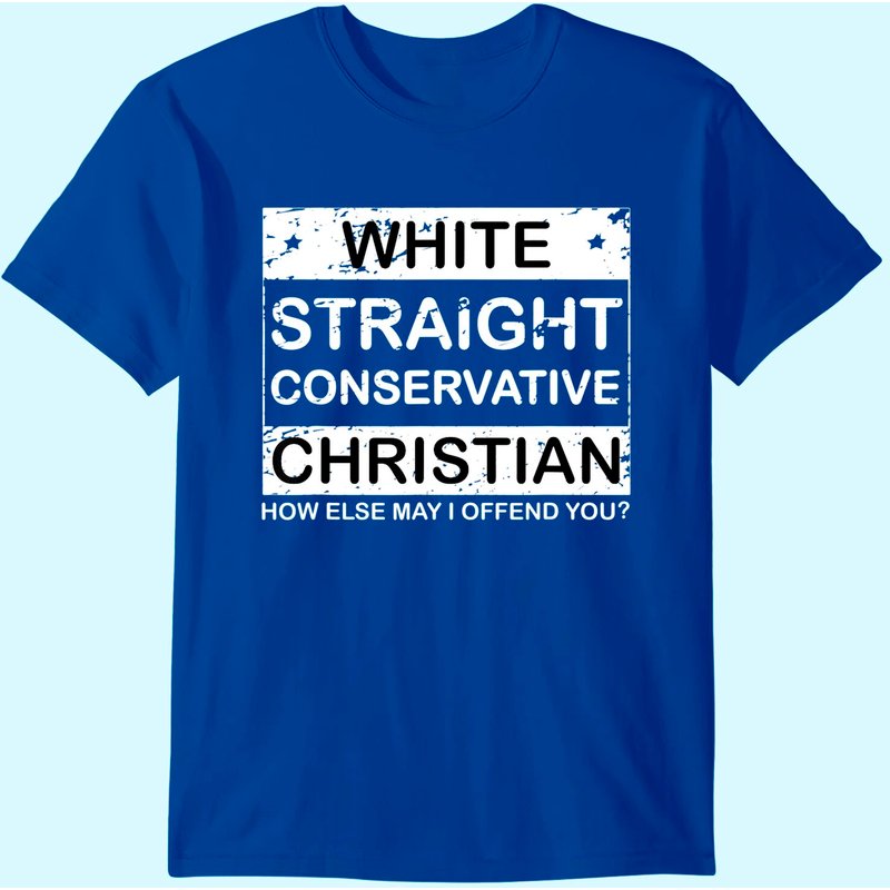 T-Shirt Blanc Conservateur Chrétien pour Hommes — T-shirts pour hommes
