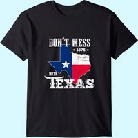 T-shirt Vintage Texas Ne Pas Toucher pour Hommes — T-shirts pour hommes