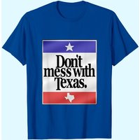 T-Shirt Homme Don't Mess With Texas Flag — T-shirts pour hommes
