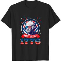 Party Like It Is 1776 George Washington T-Shirt for Men