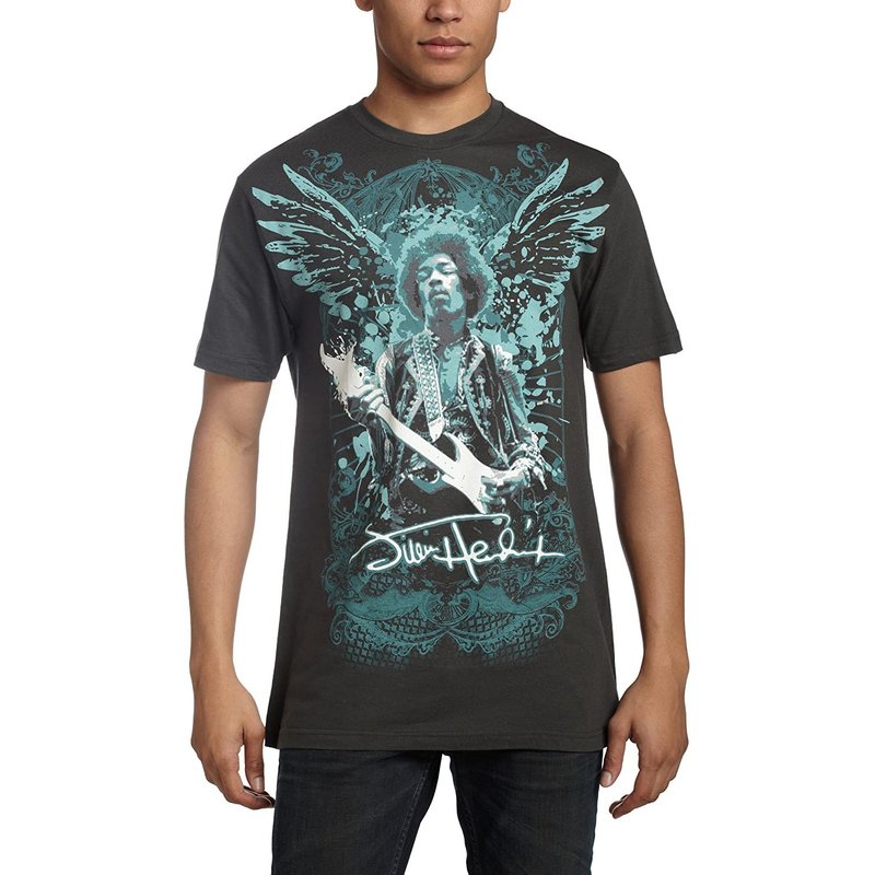 T-shirt pour hommes Jimi Hendrix Wings