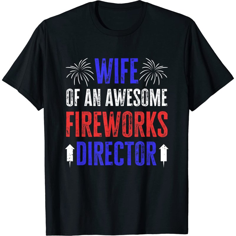 T-shirt pour homme : Femme d'un directeur de feux d'artifice génial — T-shirts pour hommes