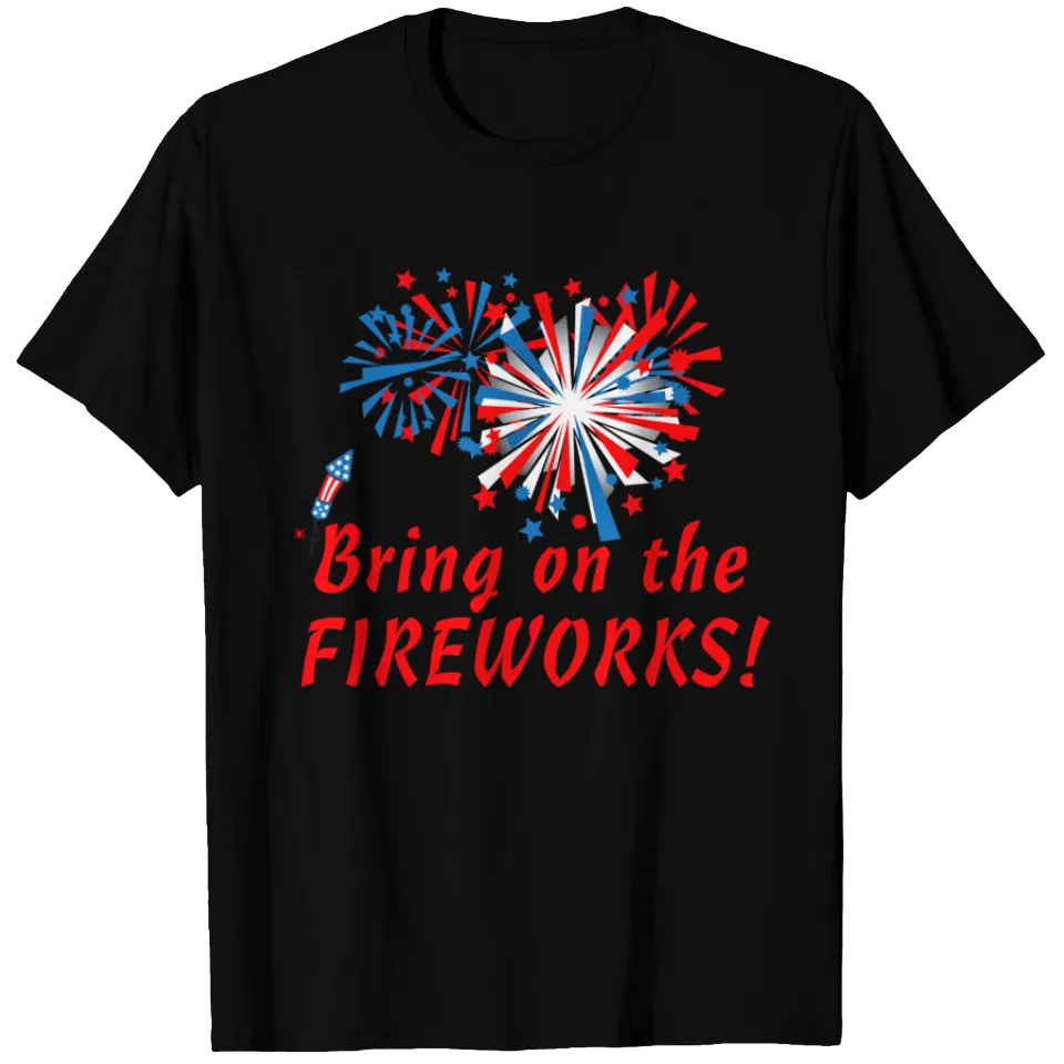 T-shirt Feux d'artifice du 4 juillet pour hommes — T-shirts pour hommes