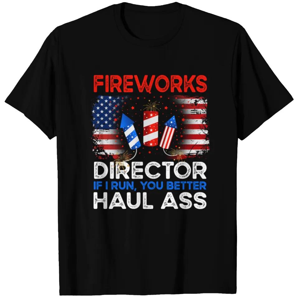 T-shirt humoristique directeur des feux d'artifice du 4 juillet — T-shirts pour hommes