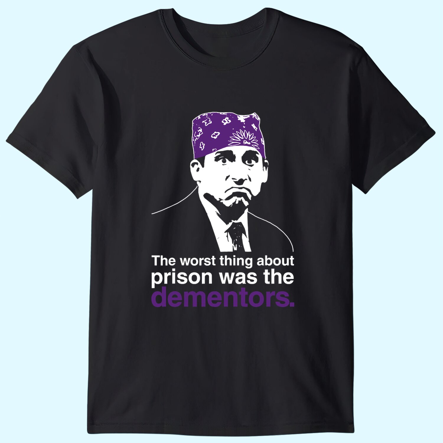 T-shirt Prison Mike pour hommes en noir