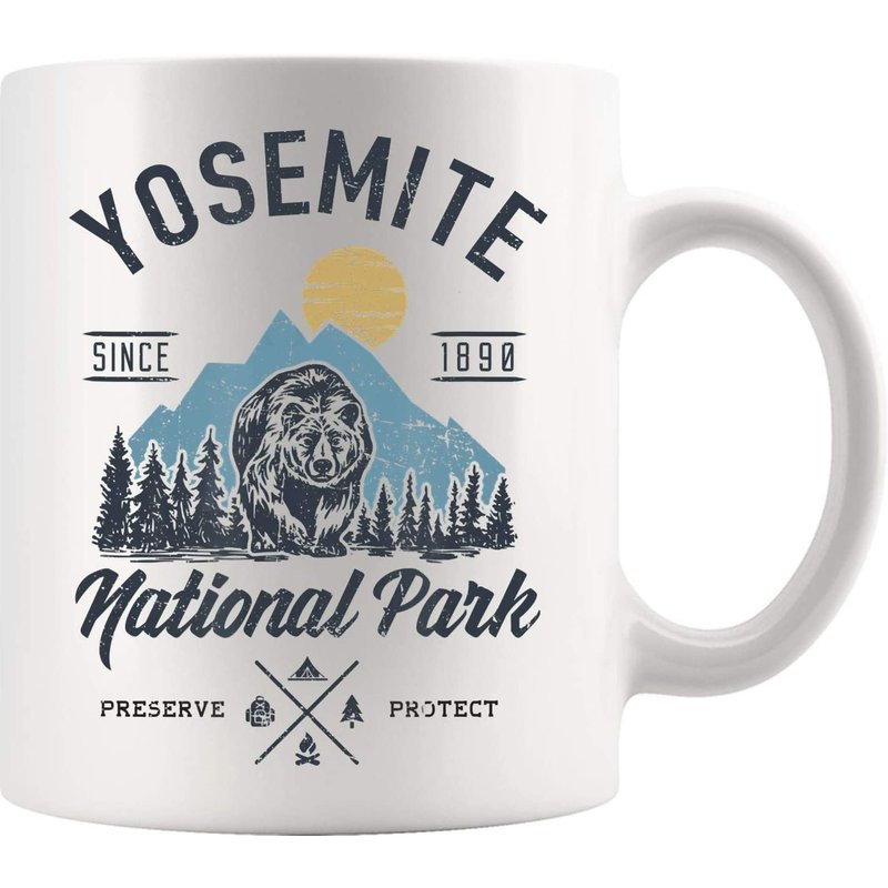 Yosemite National Park Hiking Coffee Mugs — Mugs & Tumblers