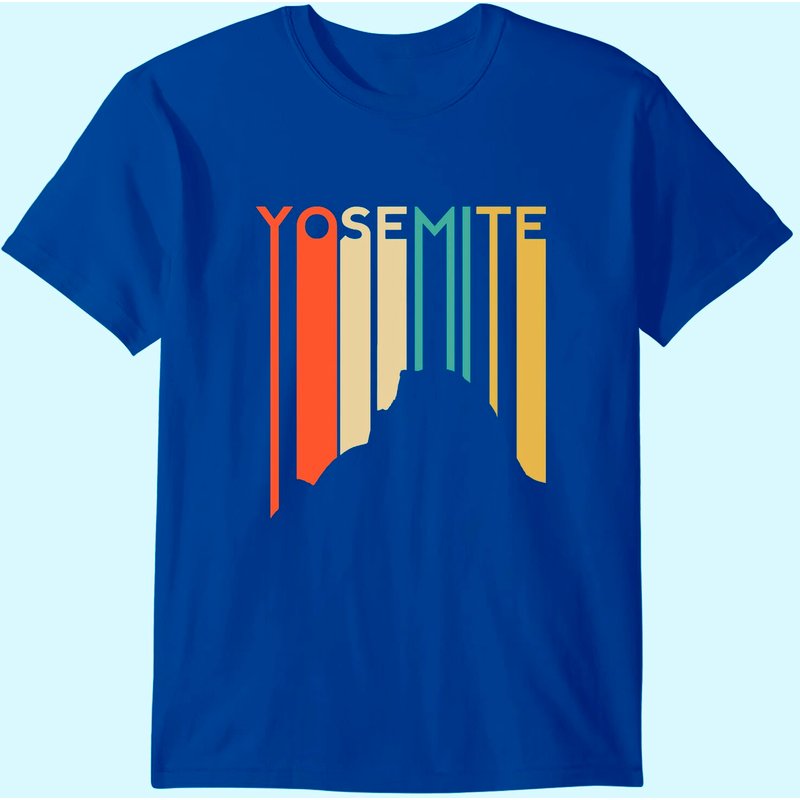 T-Shirt Vintage du Parc National de Yosemite pour Hommes — T-shirts pour hommes