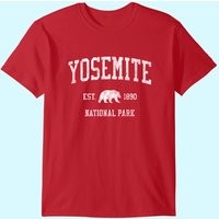 T-shirt Yosemite Vintage Design Sport Parc National pour Hommes