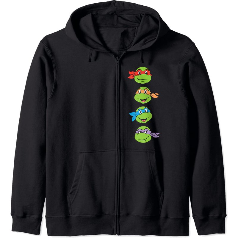 Hoodie Unisexe Têtes de Groupe des Tortues Ninja — Sweats à capuche pour hommes