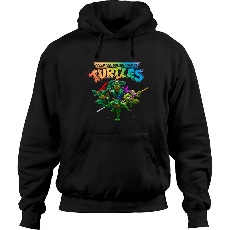 Hoodie arc-en-ciel des Tortues Ninja pour unisexe — Sweats à capuche pour hommes