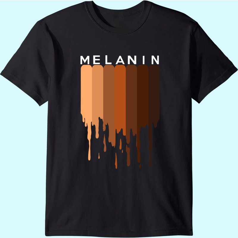 T-Shirt Melanin Fierté Noire Histoire pour Hommes — T-shirts pour hommes