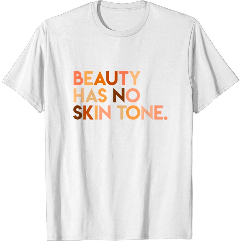 T-shirt Melanin Beauty Has No Skin Tone pour hommes