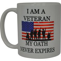 Tasse Veteran My Oath Never Expires — Tasses et gobelets