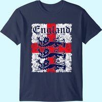 T-shirt pour hommes style maillot de soccer Angleterre avec drapeau national