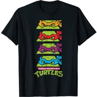 T-shirt à visages en panneaux des Tortues Ninja pour hommes