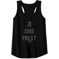 Outlander Je Suis Prest Racerback Tank Top for Men - Dark Grey