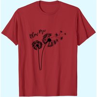 Mens Blow Me Dandelion T Shirt — Mens T Shirts