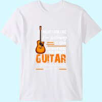I Might Look Like I'm Listening To You Funny Guitar T-Shirt — Mens T Shirts