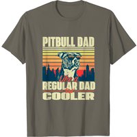 Pitbull Dad Like A Regular Dad T-Shirt for Men