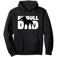 Hoodie Pitbull Dad pour Unisexe en Noir — Sweats à capuche pour hommes