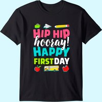 T-shirt enseignant enfant retour à l'école pour hommes - Noir — T-shirts pour hommes