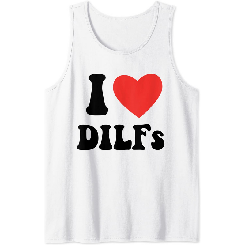 DILF Fck Hot Dad Débardeur pour Hommes en Noir — T-shirts pour hommes