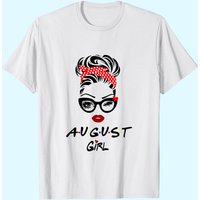 August Birthday Face Wink Eyes T-Shirt for Men