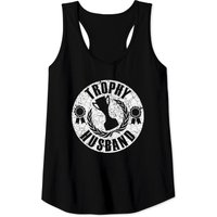 Trophy Husband Tank Top for Men in Black — Mens T Shirts