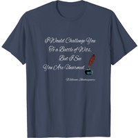 T-shirt Citation de William Shakespeare : Bataille d'Esprits pour Hommes