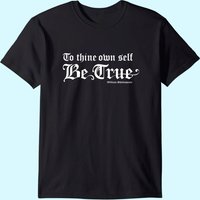 T-Shirt Pour Hommes Citation de Shakespeare : Sois Vrai envers Toi-Même — T-shirts pour hommes
