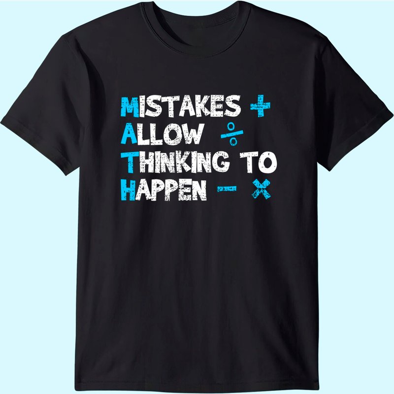 T-Shirt pour Hommes avec Inscription Professeur de Mathématiques — T-shirts pour hommes