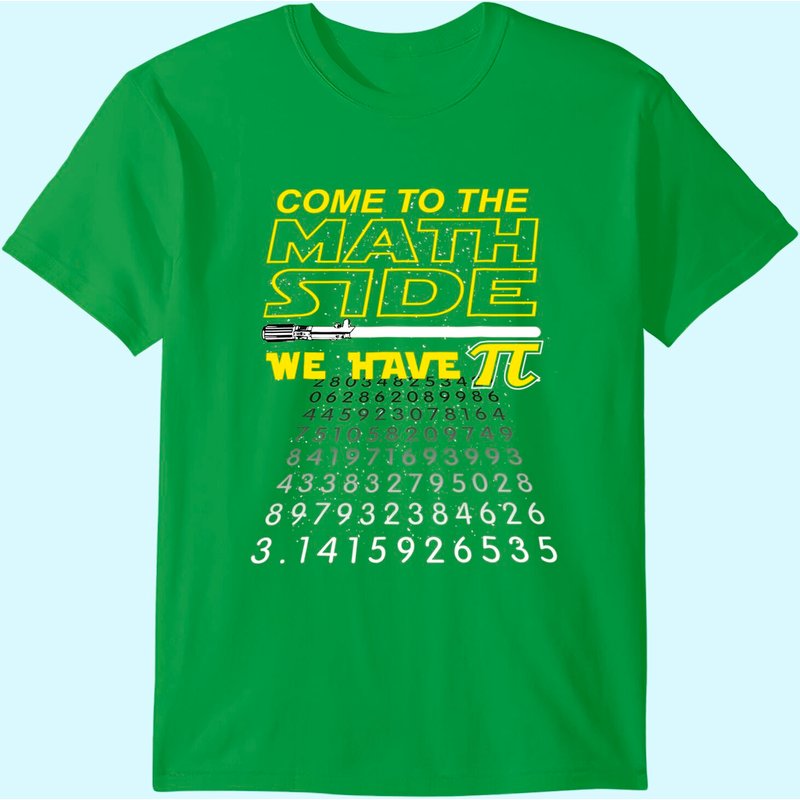 T-shirt Come To The Math Side We Have Pi pour hommes — T-shirts pour hommes