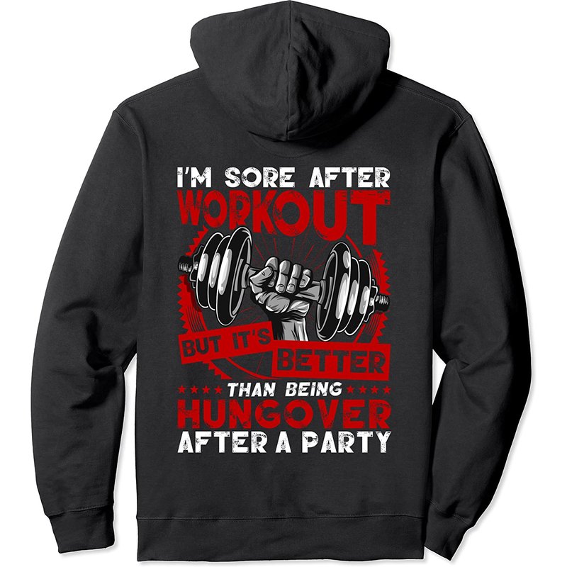 Hoodie Motivation Fitness Training pour Unisexe — Sweats à capuche pour hommes