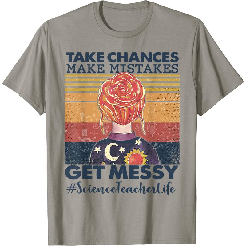 T-shirt pour hommes Take Chances Make Mistakes en noir