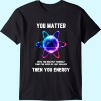 T-shirt You Matter Energy pour hommes - Noir — T-shirts pour hommes