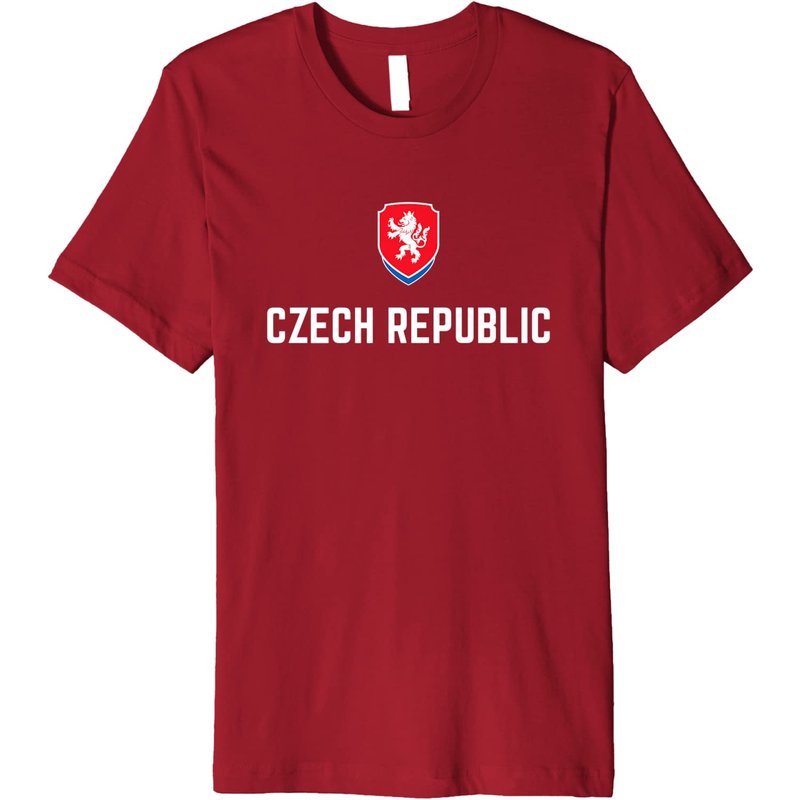 Maillot de soccer République tchèque 2020 2021 Équipe de football T-shirt — T-shirts pour hommes