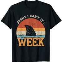 Sorry I Can't It's Shark Week Men's T-Shirt