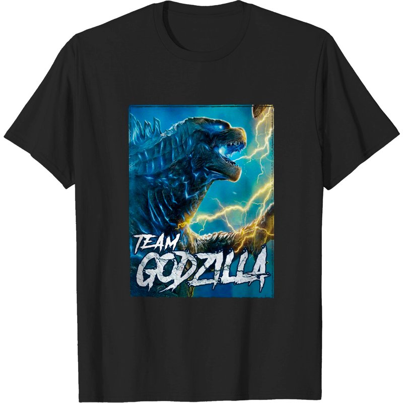 Bteam Godzlla Shirt for Men - Black T-Shirt — Mens T Shirts