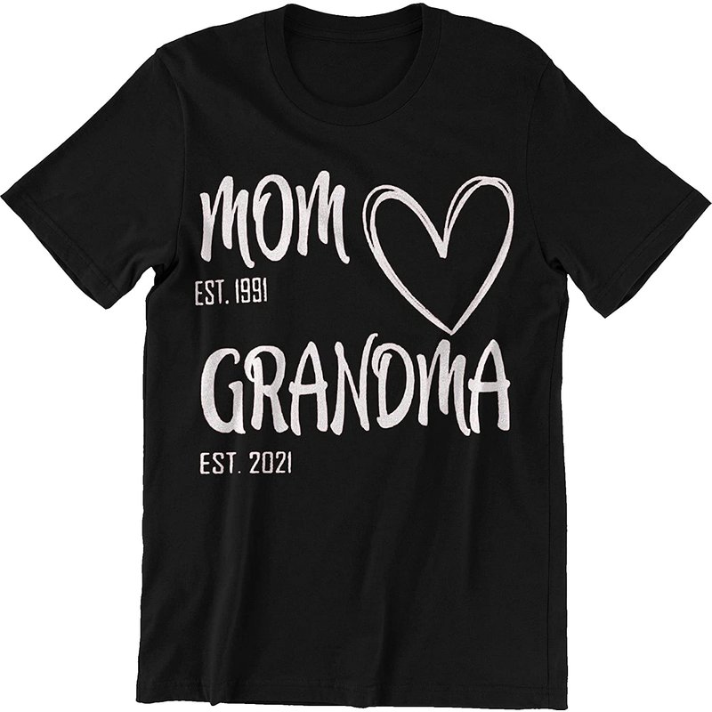 Mom Est Grandma Est Custom Men's T-Shirt — Mens T Shirts