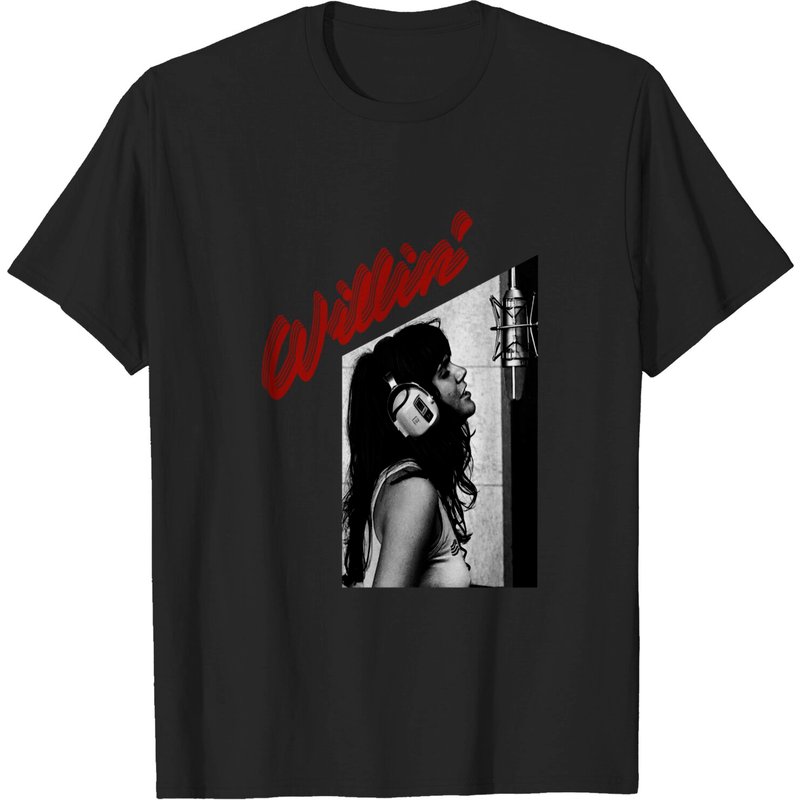 T-shirt Linda Ronstadt Willin' pour hommes en noir — T-shirts pour hommes